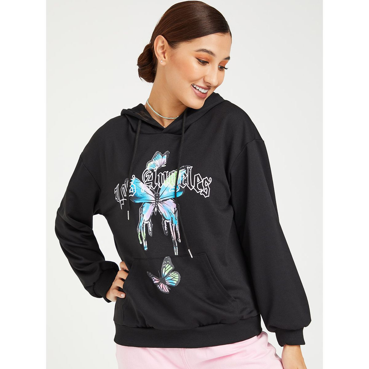 هودي بقصة مريحة من ستايلي-women-clothing-hoodiesandsweatshirts-hoodies-image-1