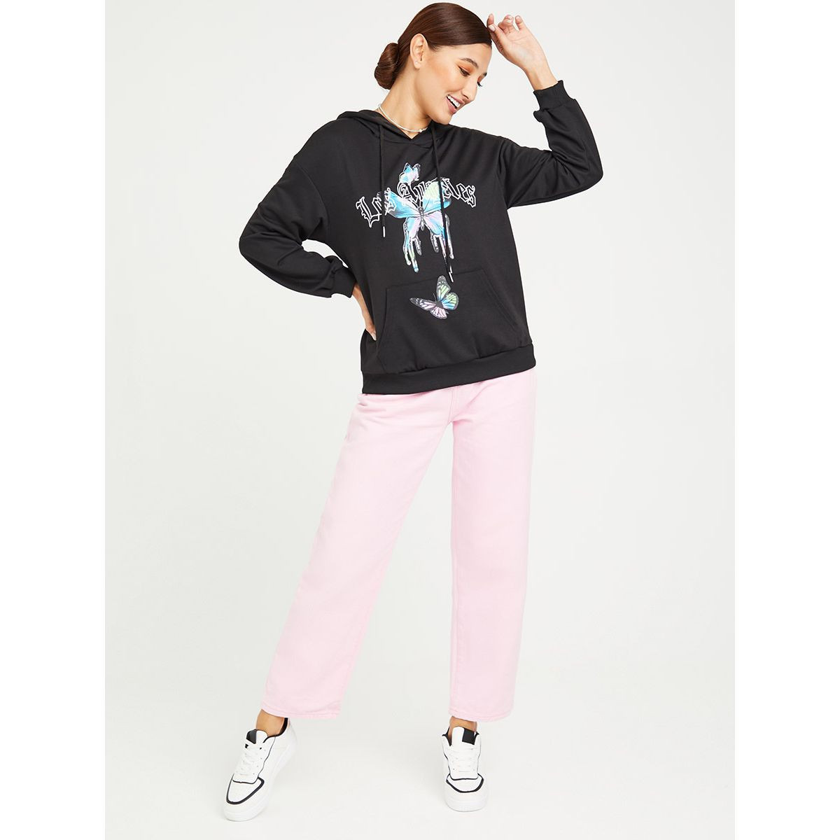 هودي بقصة مريحة من ستايلي-women-clothing-hoodiesandsweatshirts-hoodies-image-2