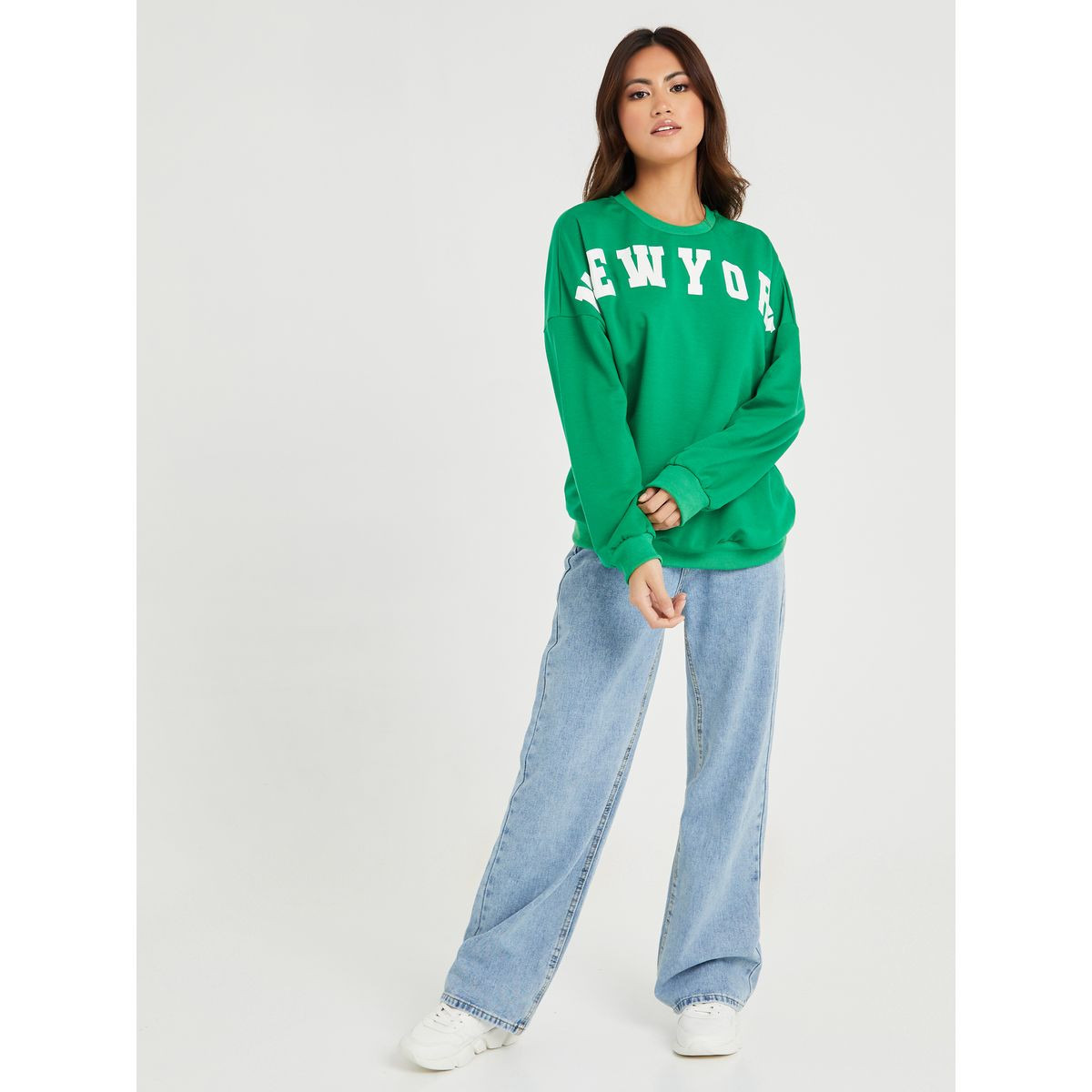 سويت شيرت مطبع بطبعة كتابة من ستايلي-women-clothing-hoodiesandsweatshirts-sweatshirts-image-2