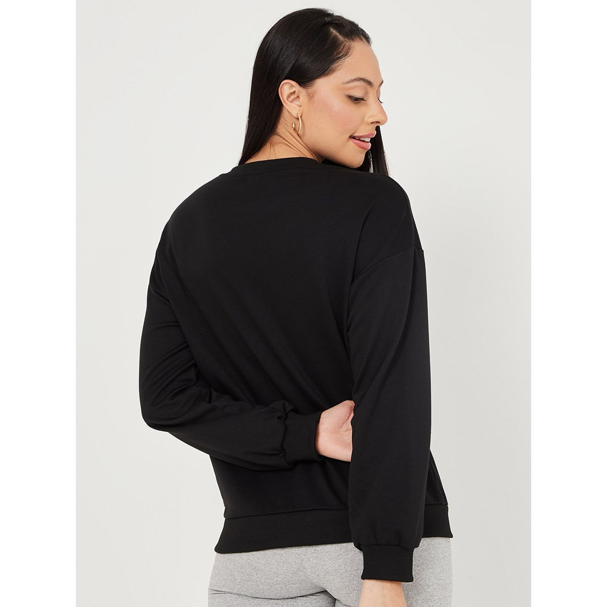 سويت شيرت بقصة عادية من ستايلي-women-clothing-hoodiesandsweatshirts-sweatshirts-image-4