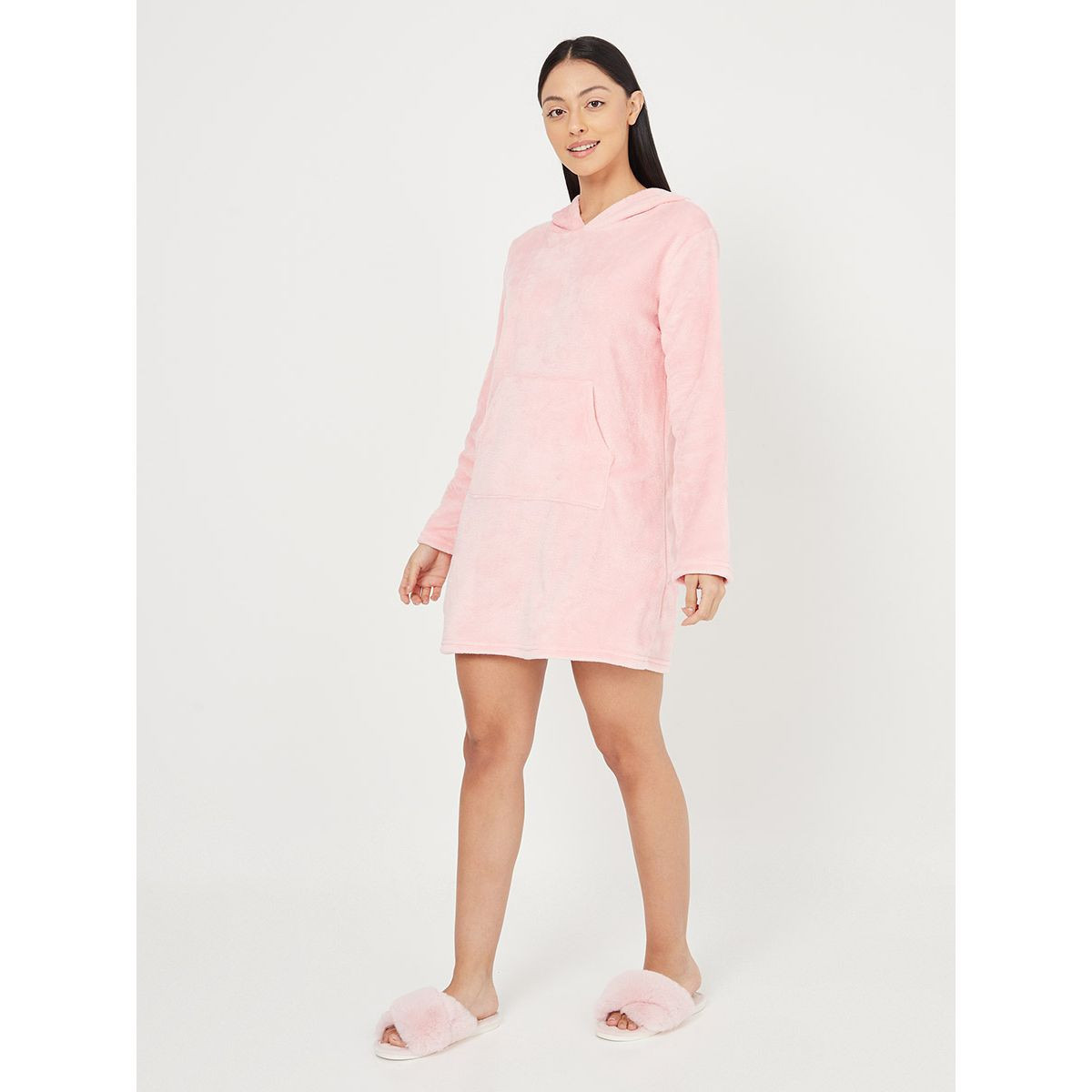 فستان صوف مزين بجيوب من ستايلي-women-clothing-nightwear-nighties-image-2