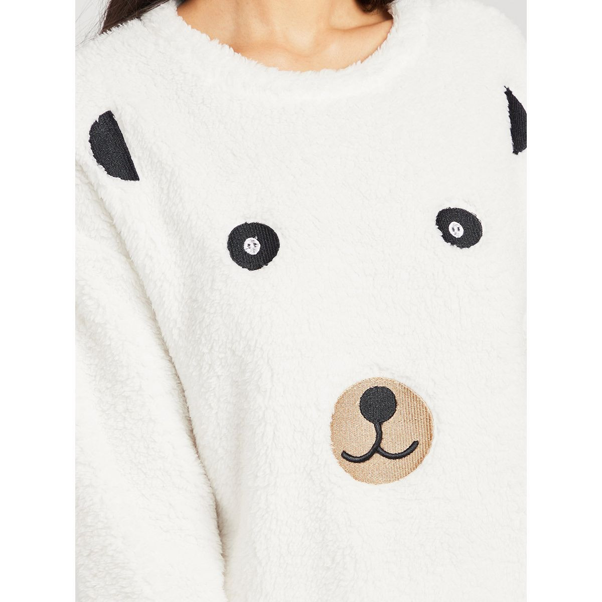طقم بيجاما ( بلوزة + بنطال ) من ستايلي-women-clothing-nightwear-pyjamas-longsets-image-3