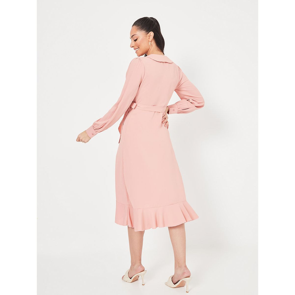 فستان ميدي بنمط لف-women-clothing-dresses-image-4