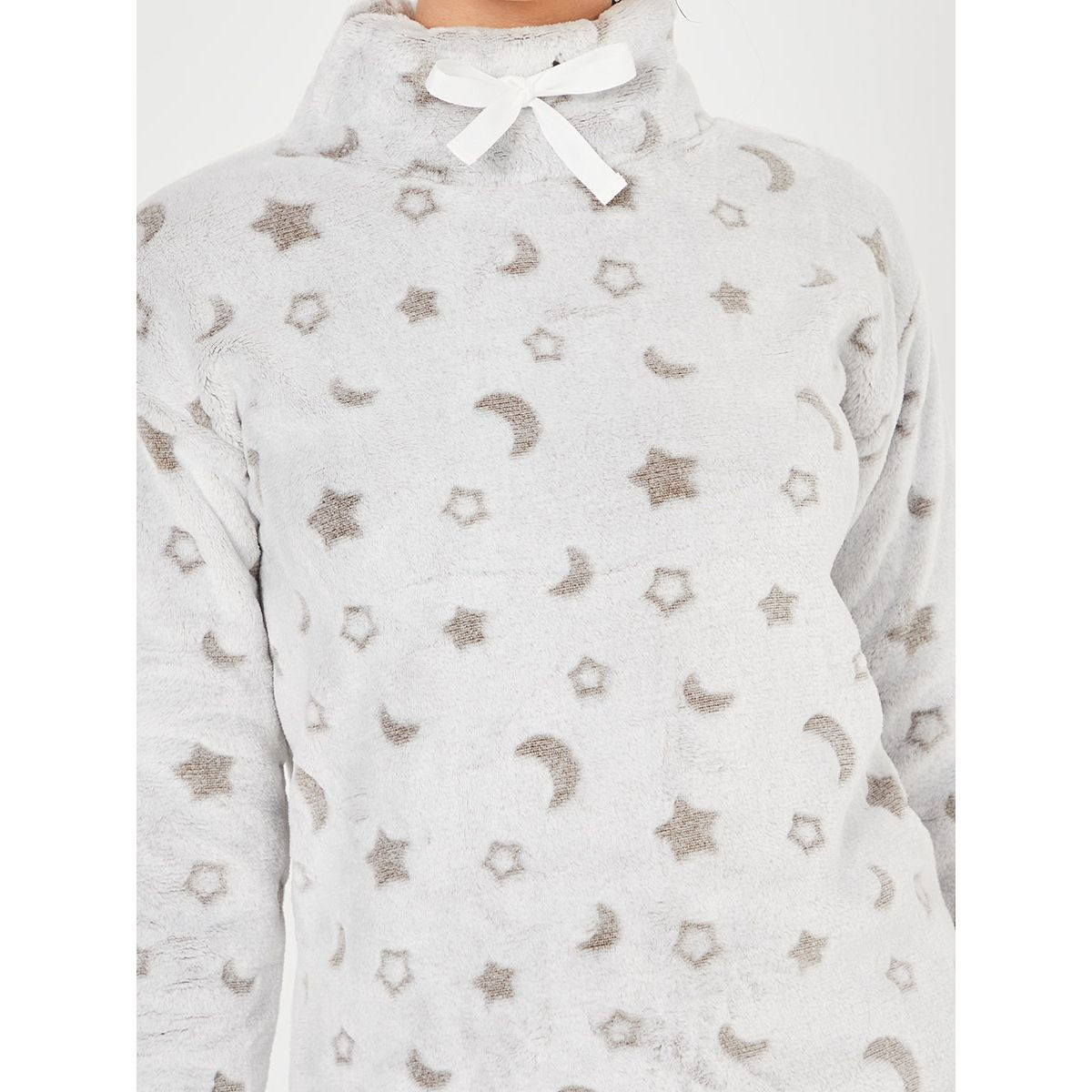 طقم بيجاما من ( بلوزة + بنطال ) من ستايلي-women-clothing-nightwear-pyjamas-longsets-image-3