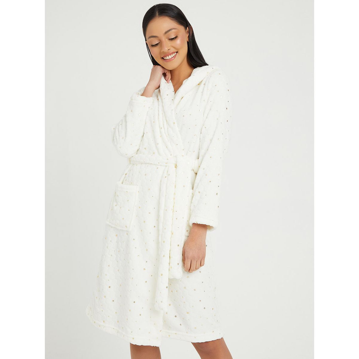 روب باكمام طويلة ورباط خصر من ستايلي-women-clothing-nightwear-robes-image-2