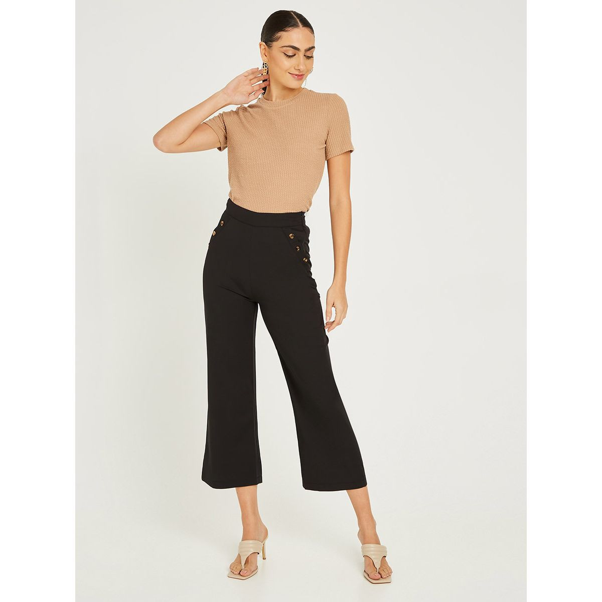 بنطال بقصة أرجل واسعة من ستايلي-women-clothing-trousers-image-2