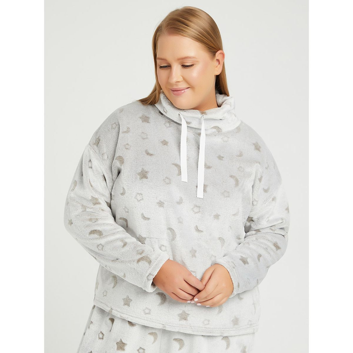 طقم بيجاما من ( بلوزة + بنطال )-women-clothing-nightwear-pyjamas-longsets-image-2