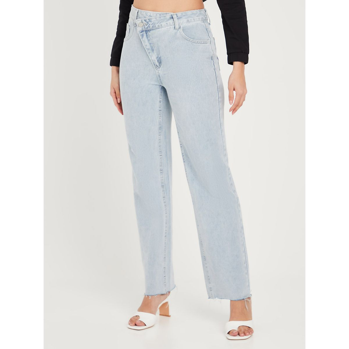 جينز بخصر عالي من ستايلي-women-clothing-bottoms-jeans-image-1