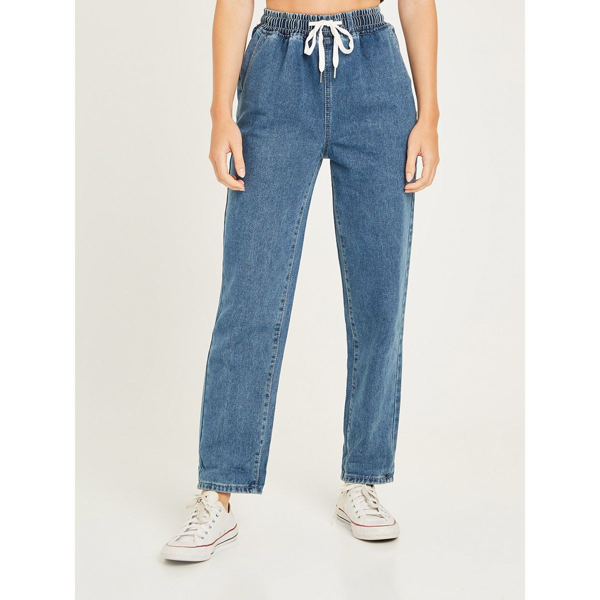 جينز بأربطة خصر من ستايلي-women-clothing-bottoms-jeans-image-1