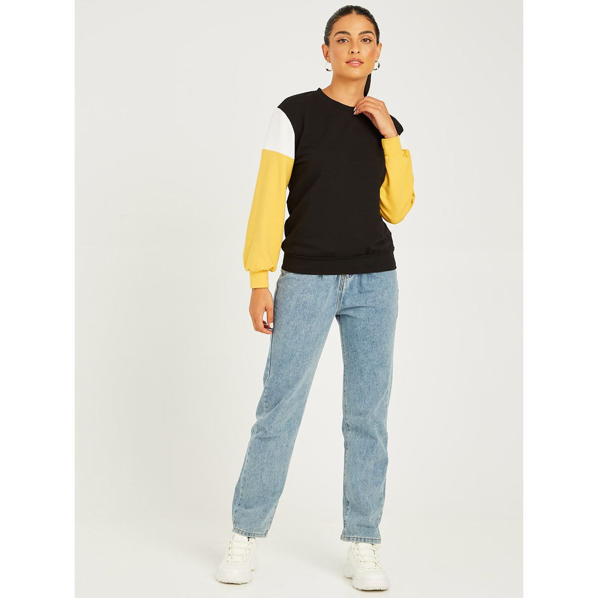 سويت شيرت باكمام طويلة من ستايلي-women-clothing-hoodiesandsweatshirts-sweatshirts-image-2