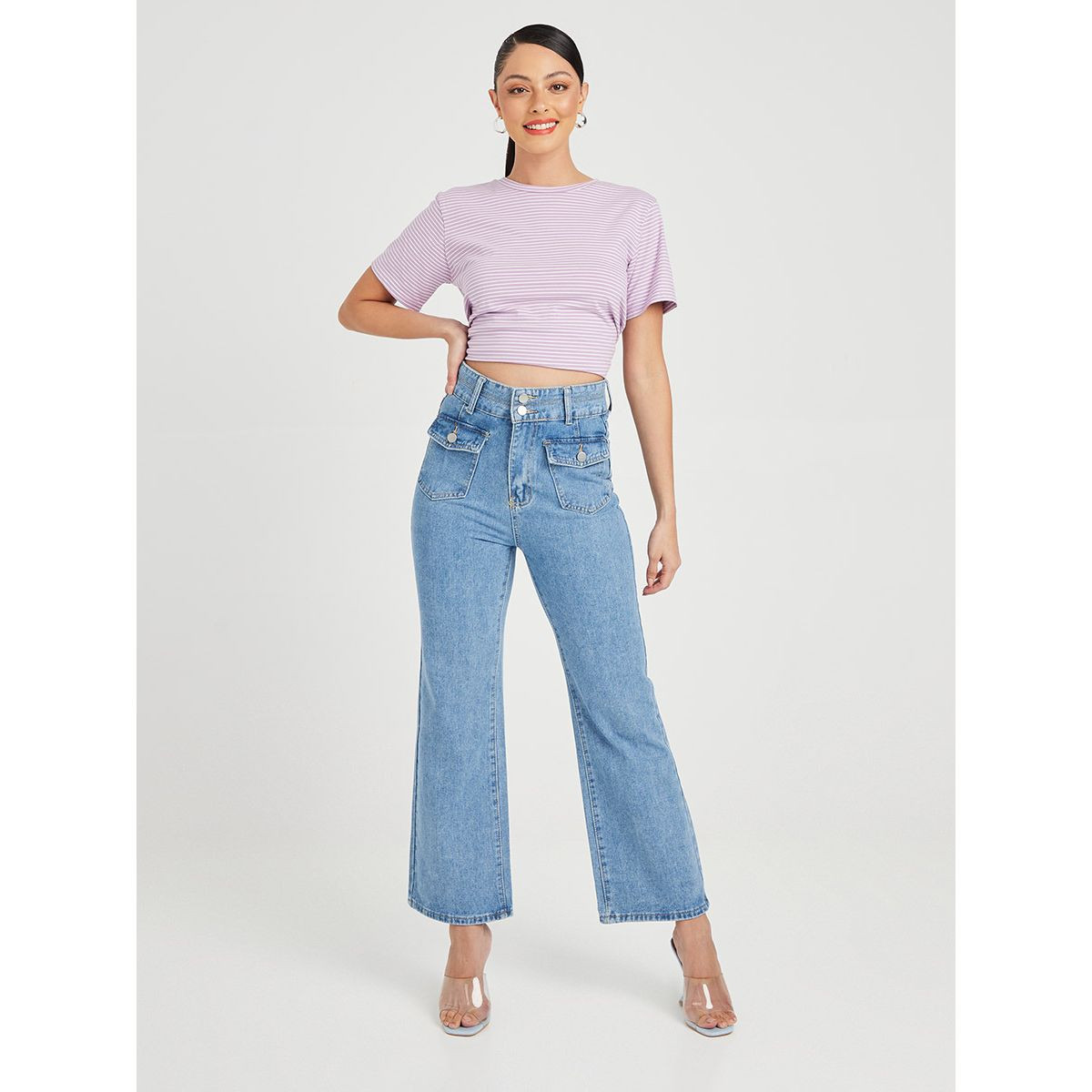 جينز بخصر عالي من ستايلي-women-clothing-bottoms-jeans-image-2
