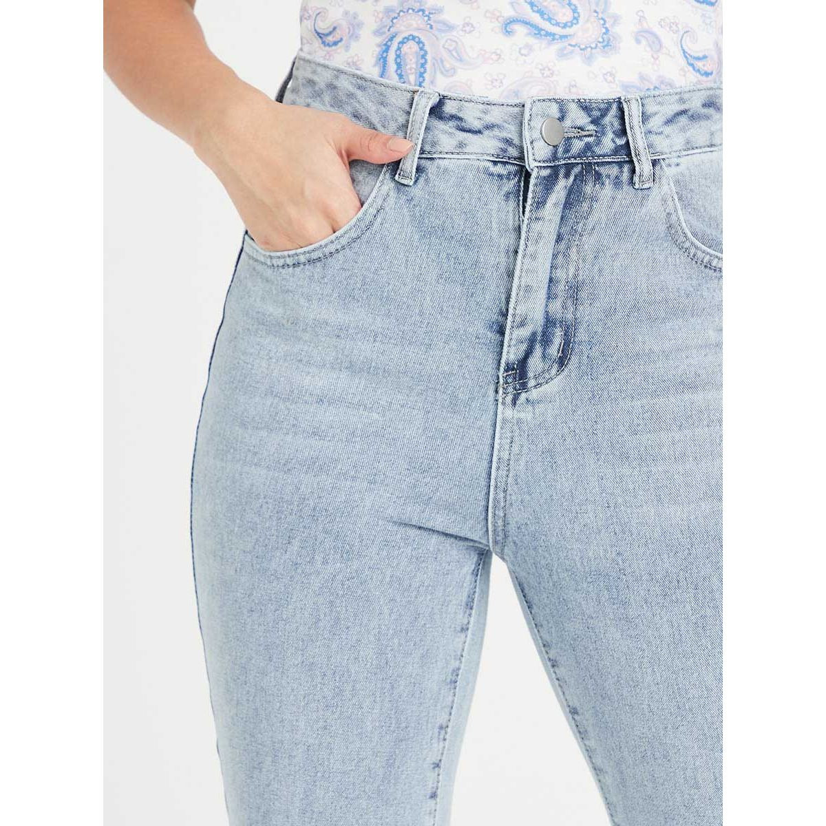 Styli Mid Rise Straight Leg Jeans with Pocket and Belt Loops-women-clothing-bottoms-jeans-image-3