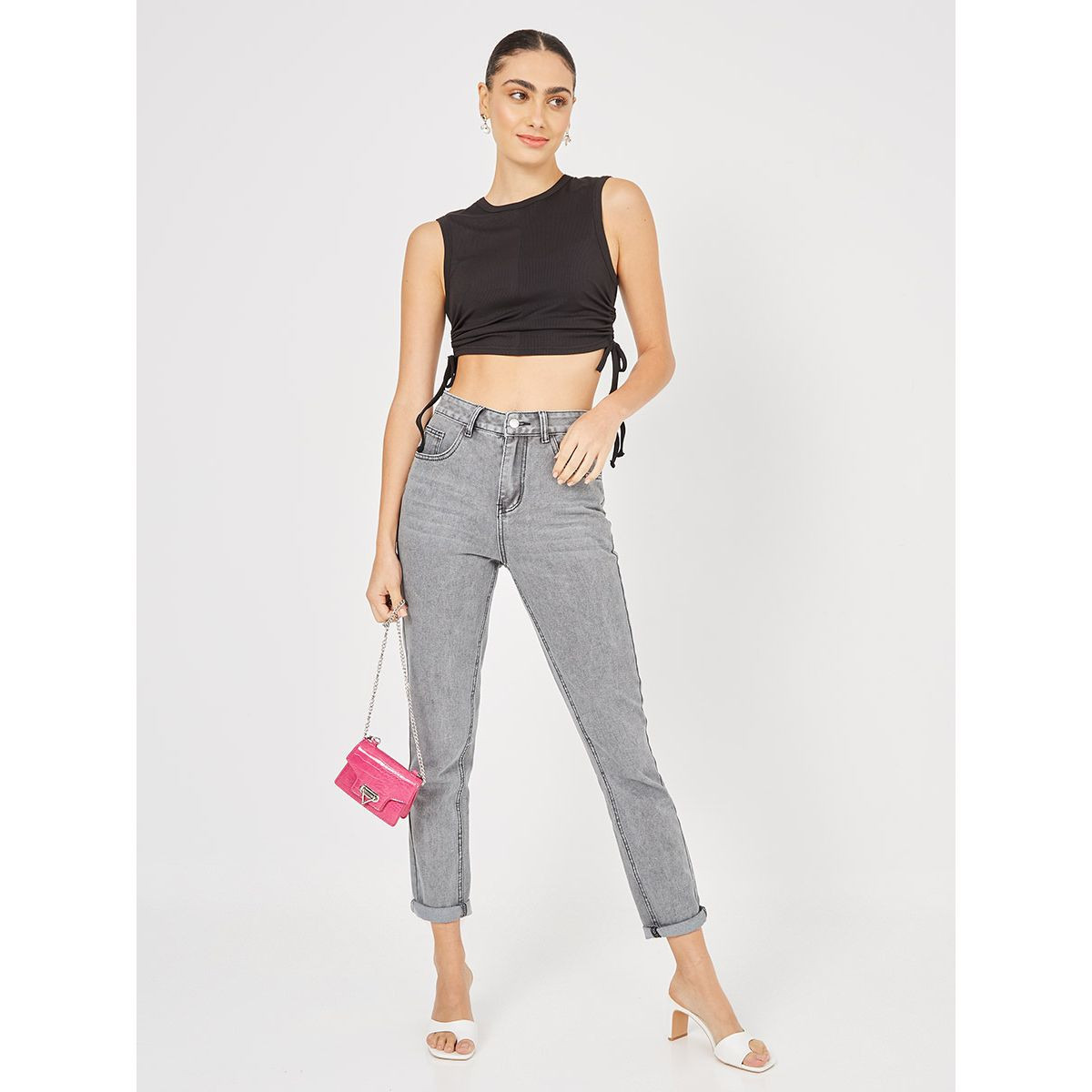 جينز مزين بحواف مطوية من ستايلي-women-clothing-bottoms-jeans-image-2
