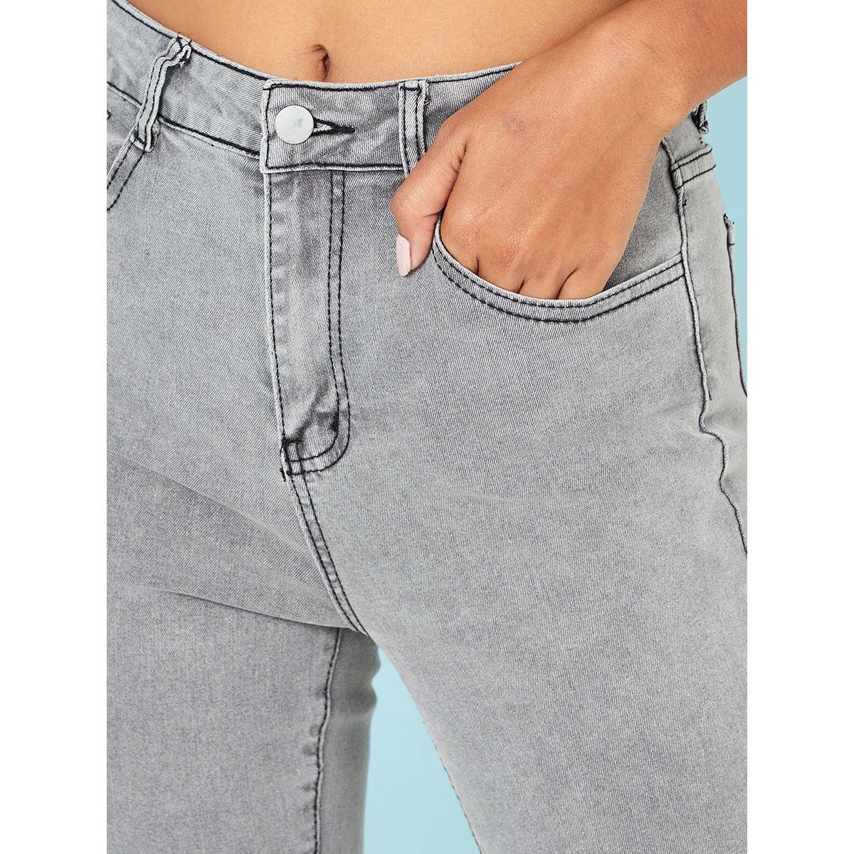 Styli Stitched Detail Pocket Construct Super Skinny Jeans-women-clothing-bottoms-jeans-image-3