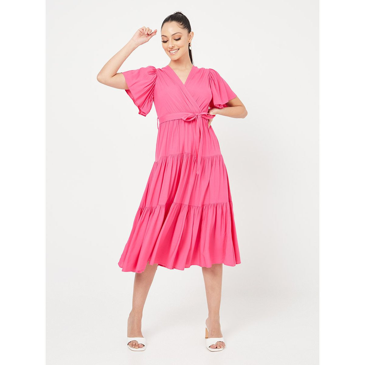 فستان باكمام قصيرة من ستايلي-women-clothing-dresses-image-1