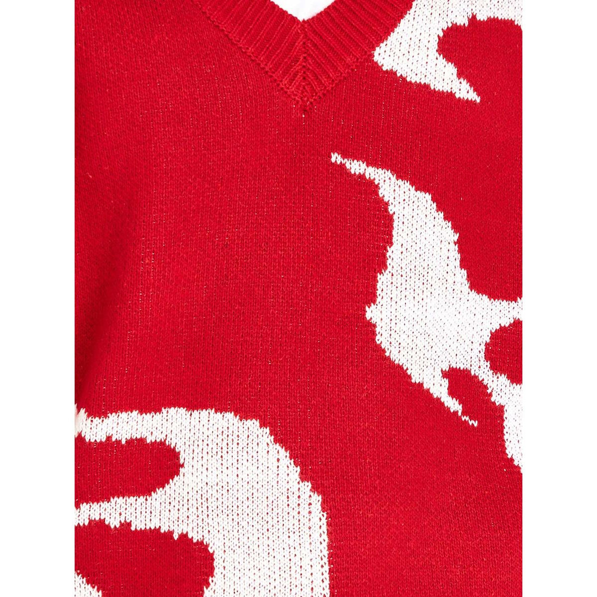 Styli Patterned Half Sleeves Knit Sweater-men-clothing-sweatersandpullovers-image-3