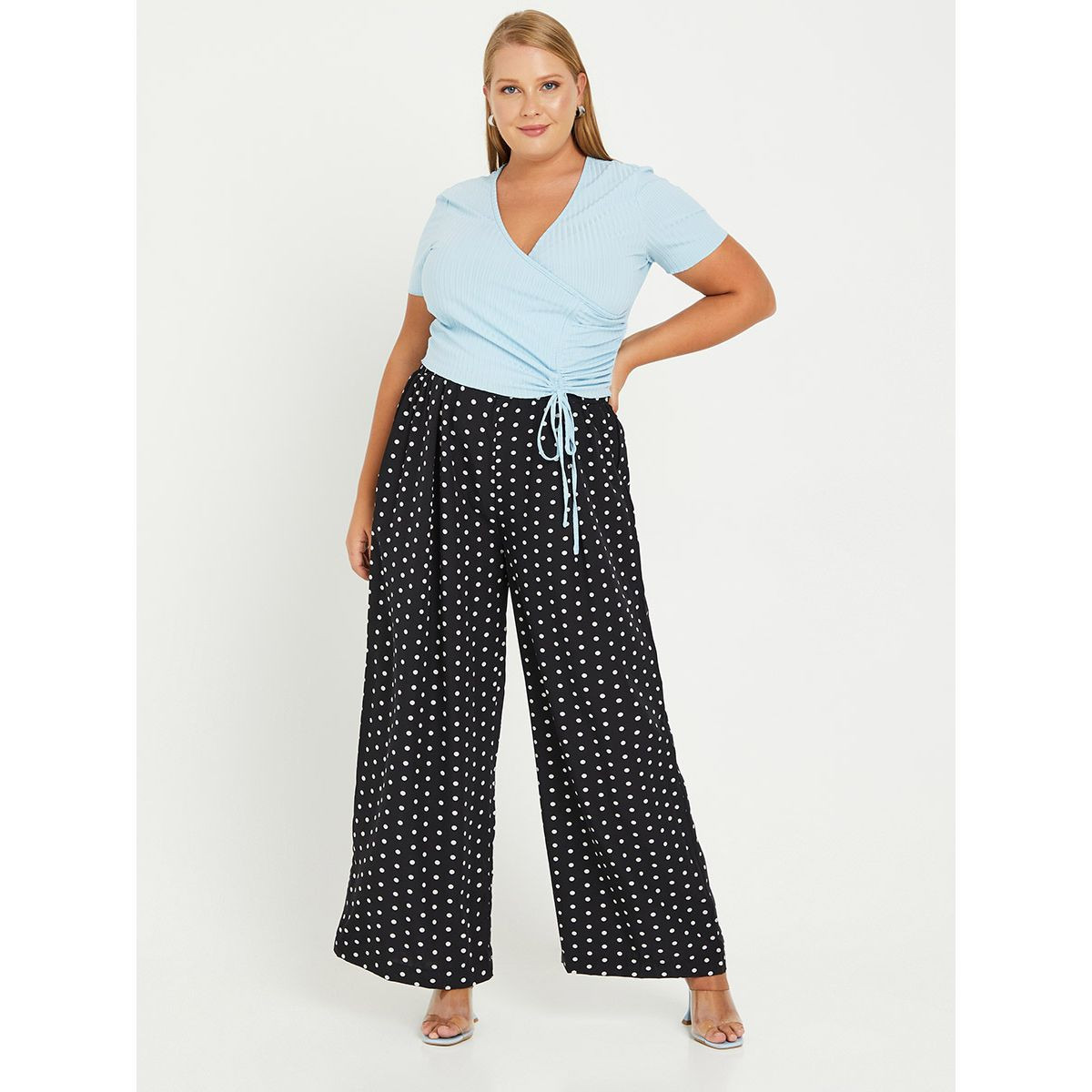 بنطال بخصر عالي من ستايلي-women-clothing-bottoms-trousers-image-2