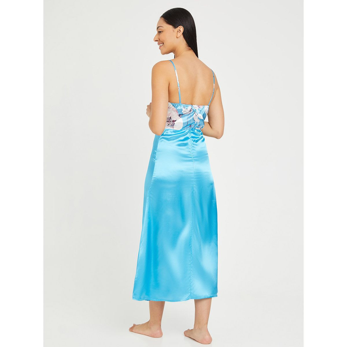 فستان مطبع بزهور من ستايلي-women-clothing-nightwear-nighties-image-4