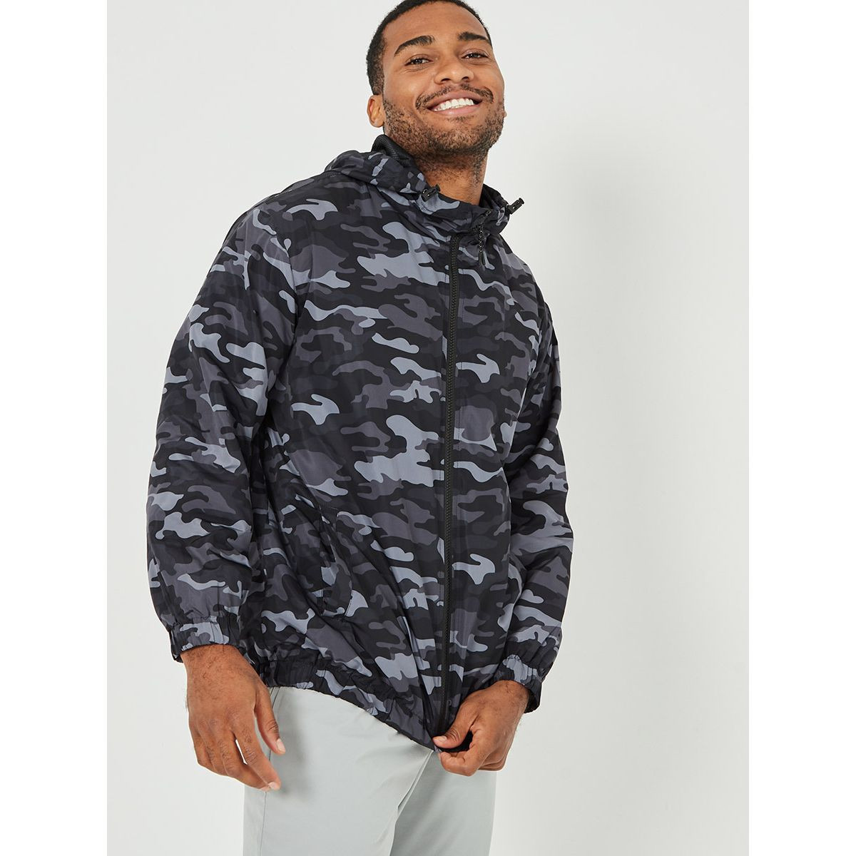 Styli All Over Camo Print Active Jacket with Zip Detail-men-clothing-jacketsandblazers-jackets-image-3