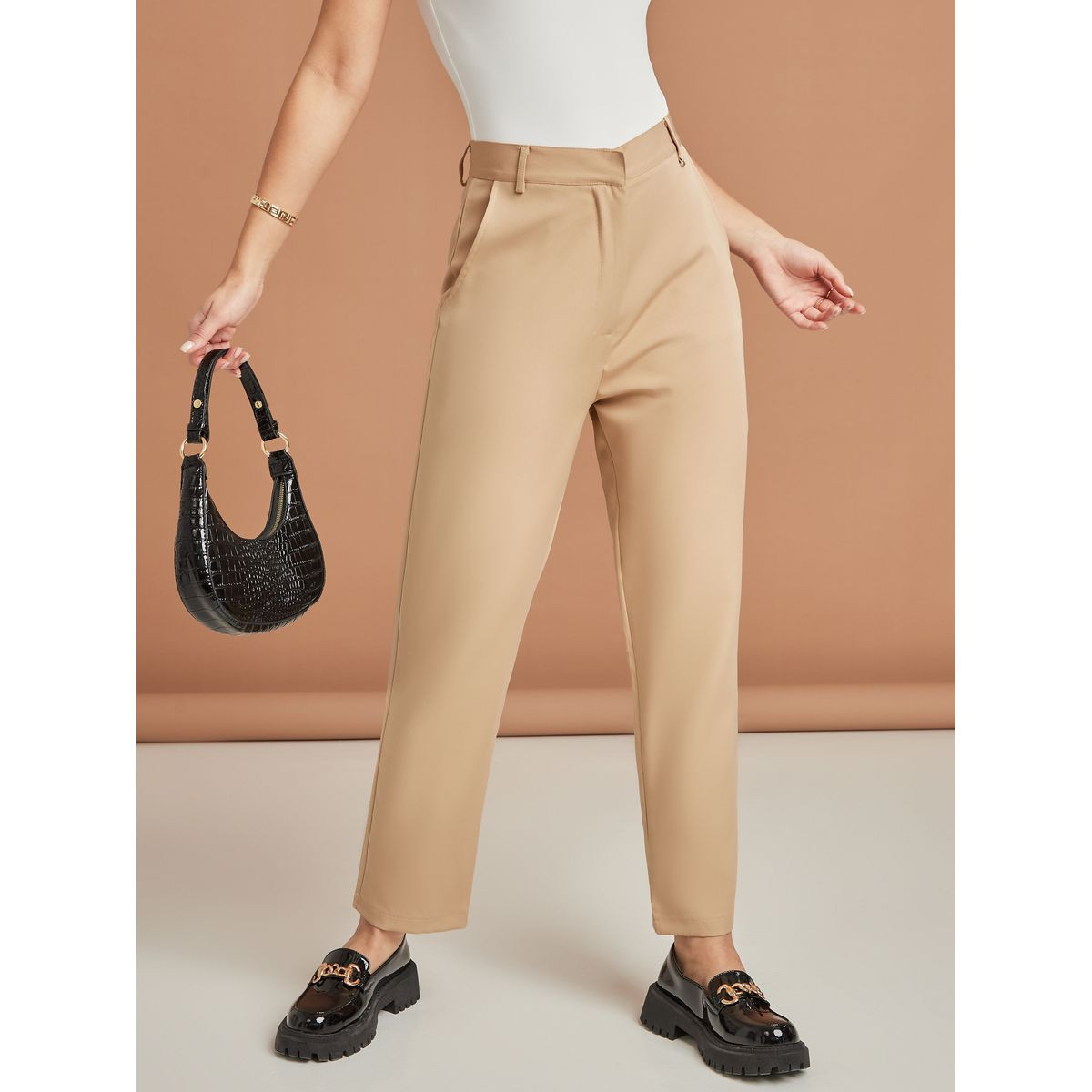 بنطال سادة بقصة سليم فت-women-clothing-trousers-image-1