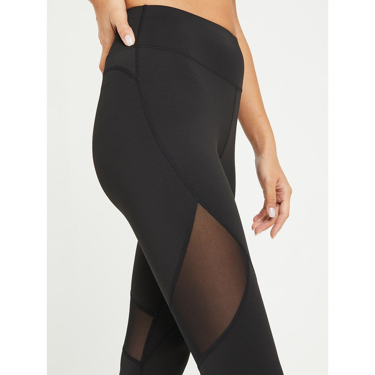 Styli Mesh Insert Seam Detail Active Leggings-women-clothing-sportswearandactivewear-bottoms-image-3