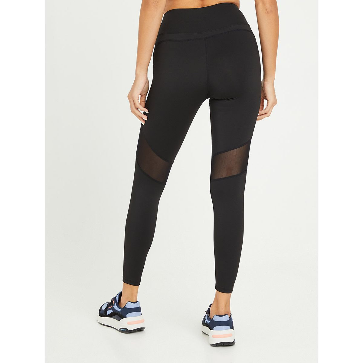 Styli Mesh Insert Seam Detail Active Leggings-women-clothing-sportswearandactivewear-bottoms-image-4