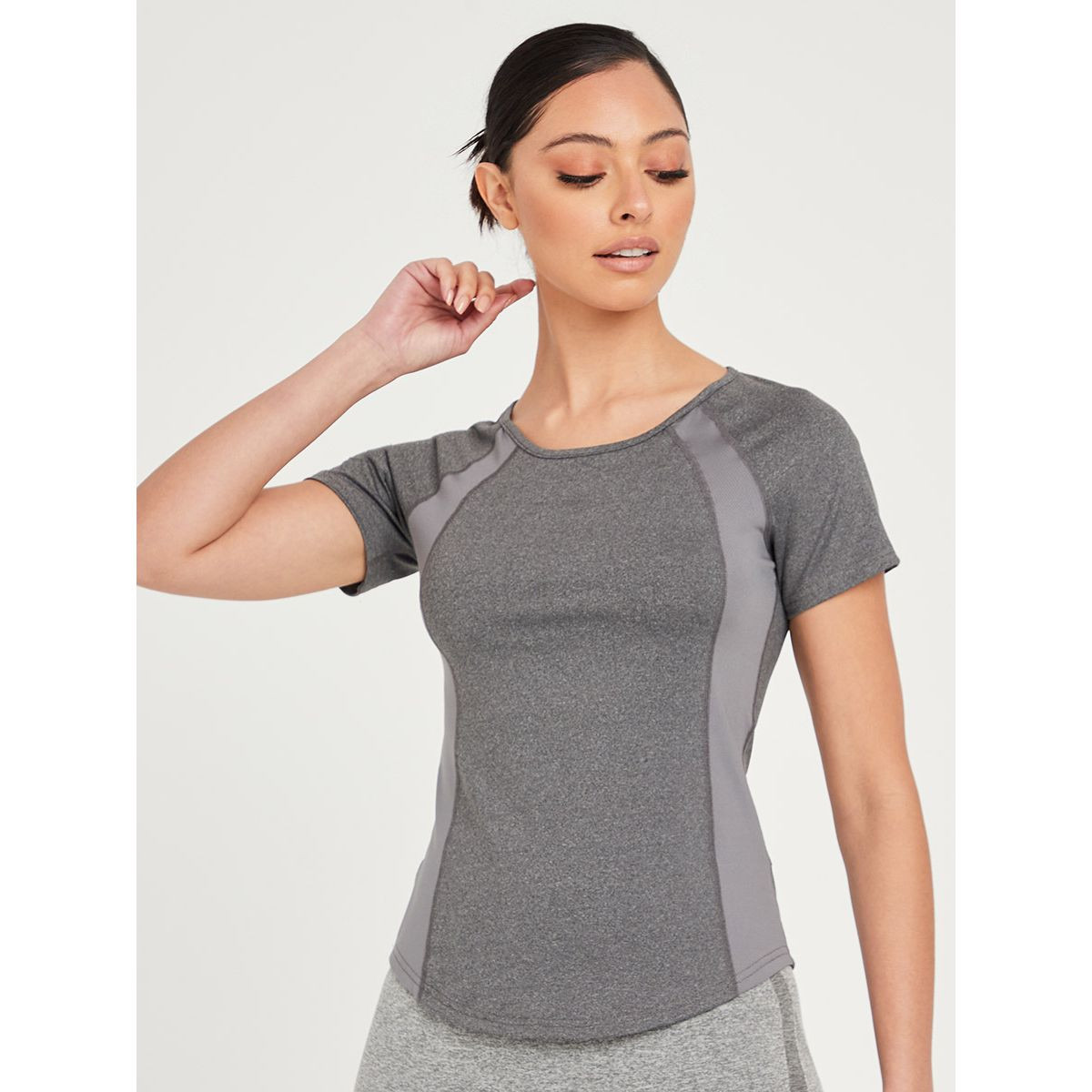Styli Tonal Insert Activewear T-shirt-sports-women-clothing-tshirtsandvests-image-1