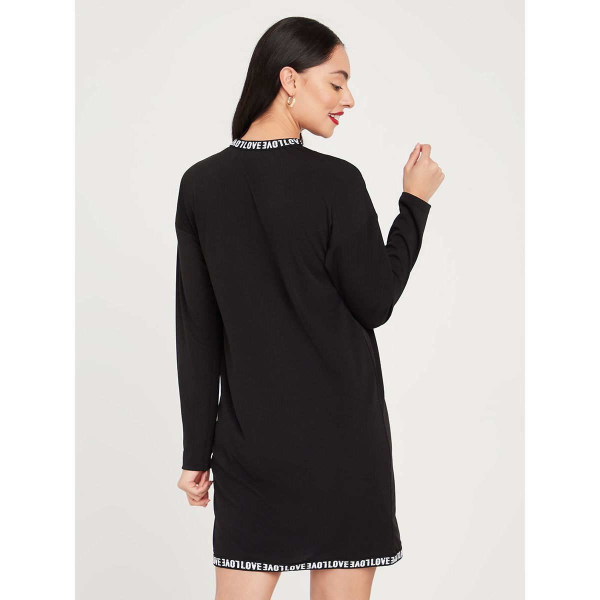 فستان قصير باكمام طويلة من ستايلي-women-clothing-dresses-image-4
