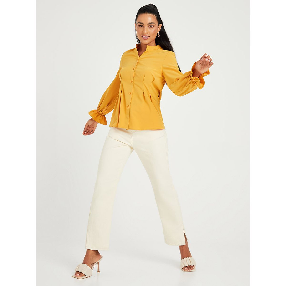 بلوزة باكمام طويلة من ستايلي-women-clothing-shirtsandblouses-blouses-image-2