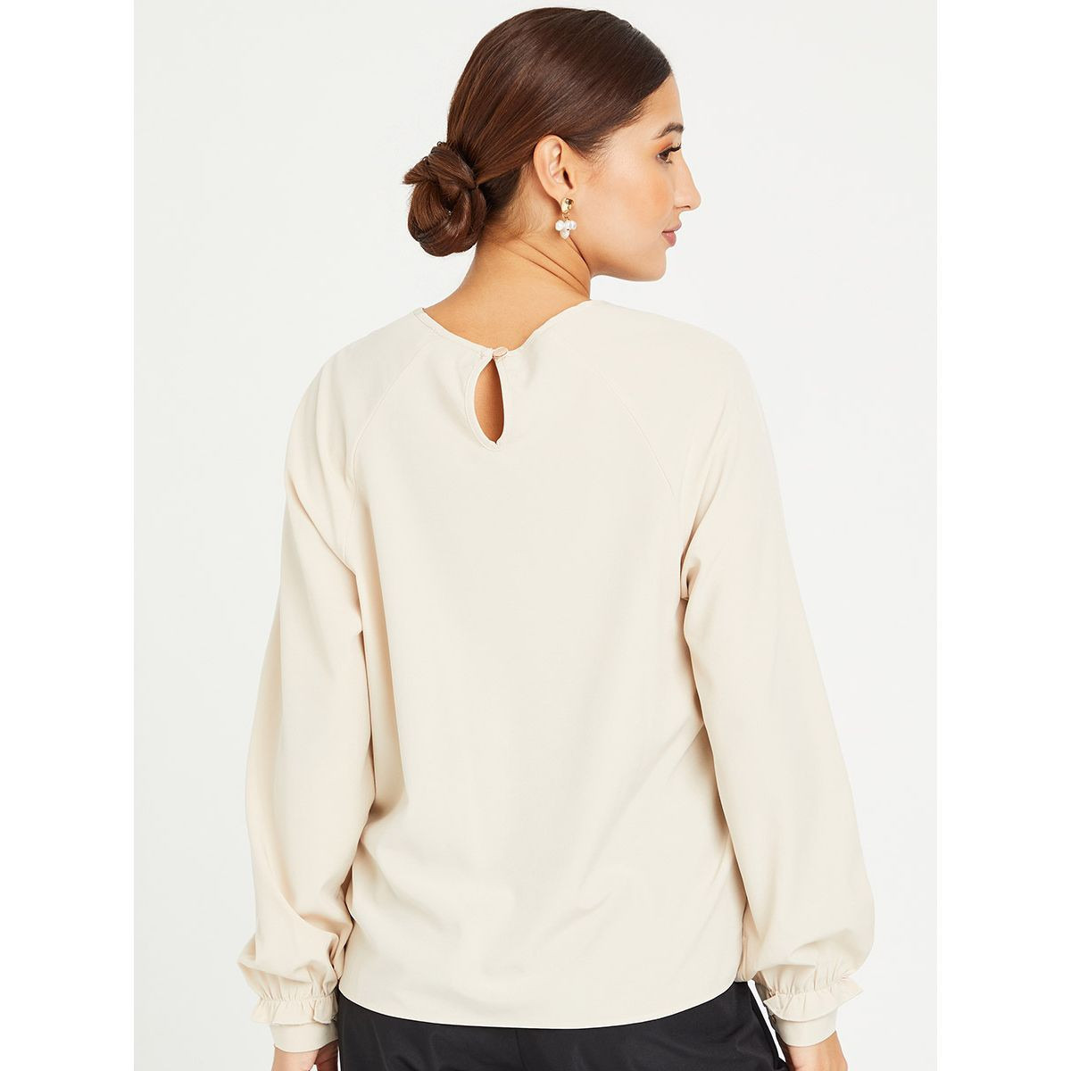 بلوزة باكمام طويلة وكشكش من ستايلي-women-clothing-shirtsandblouses-blouses-image-5