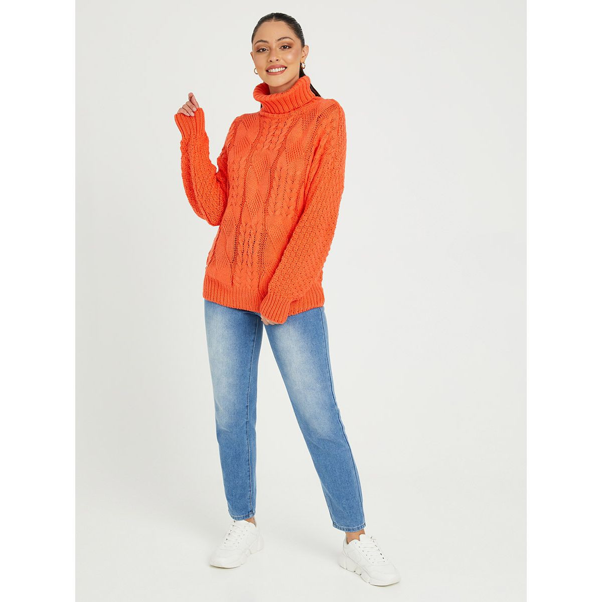 سويتر محبوك باكمام طويلة من ستايلي-women-clothing-cardigansandjumpers-jumpers-image-2