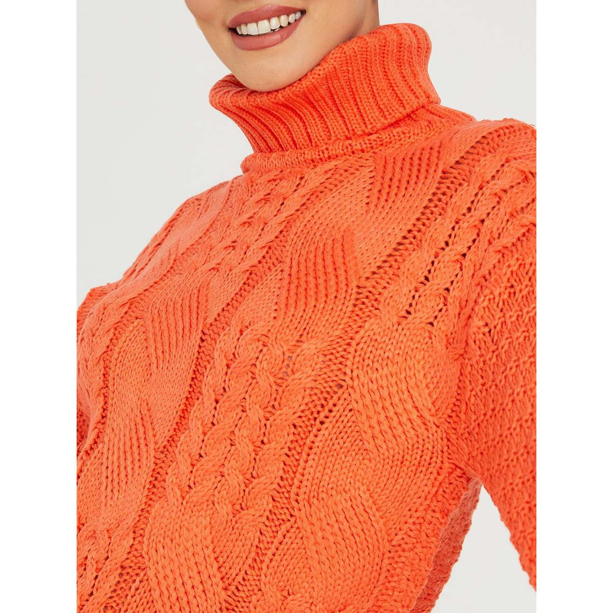 Styli Cable Knit Turtle Neck Regular Length Sweater-women-clothing-cardigansandjumpers-jumpers-image-3