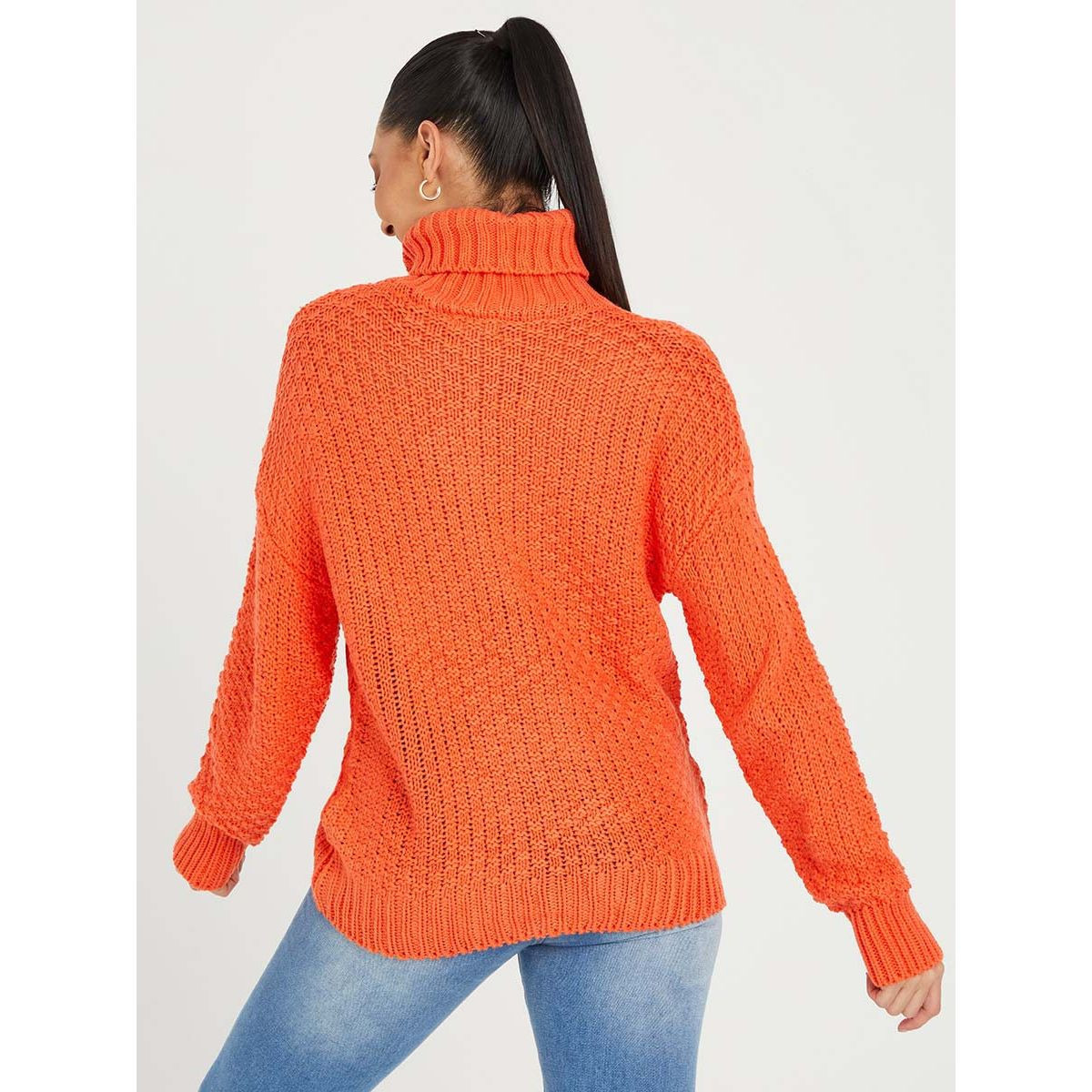 Styli Cable Knit Turtle Neck Regular Length Sweater-women-clothing-cardigansandjumpers-jumpers-image-4