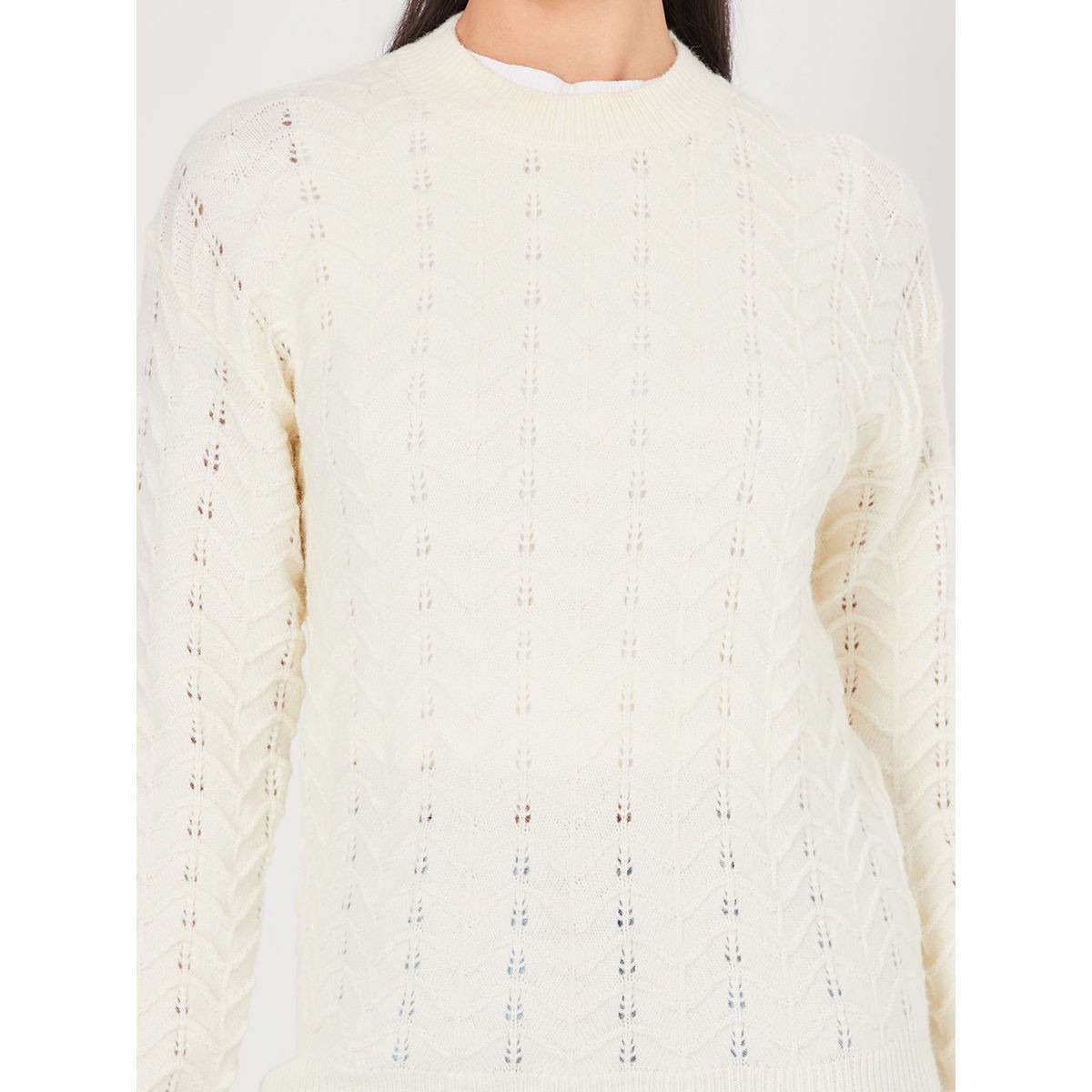 سويتر محبوك ومزين بفتحات من ستايلي-women-clothing-cardigansandjumpers-jumpers-image-3