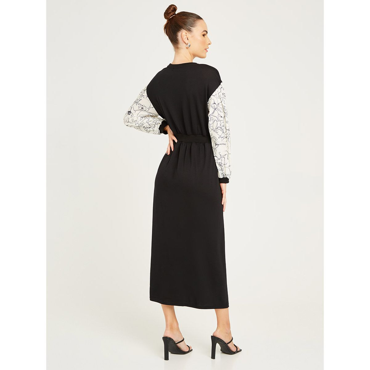 فستان ميدي باكمام طويلة من ستايلي-women-clothing-dresses-image-4