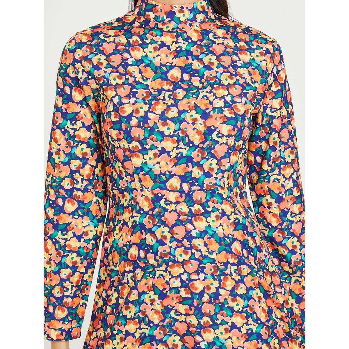 فستان ميدي باكمام طويلة من ستايلي-women-clothing-dresses-image-3
