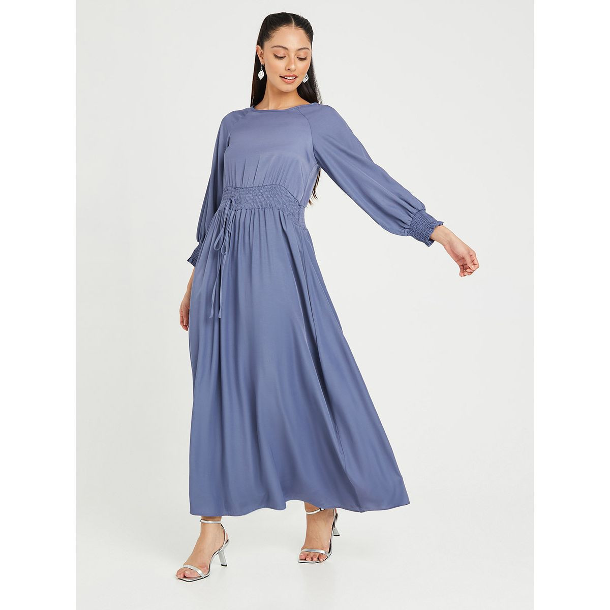 فستان طويل باكمام طويلة من ستايلي-women-clothing-dresses-image-1