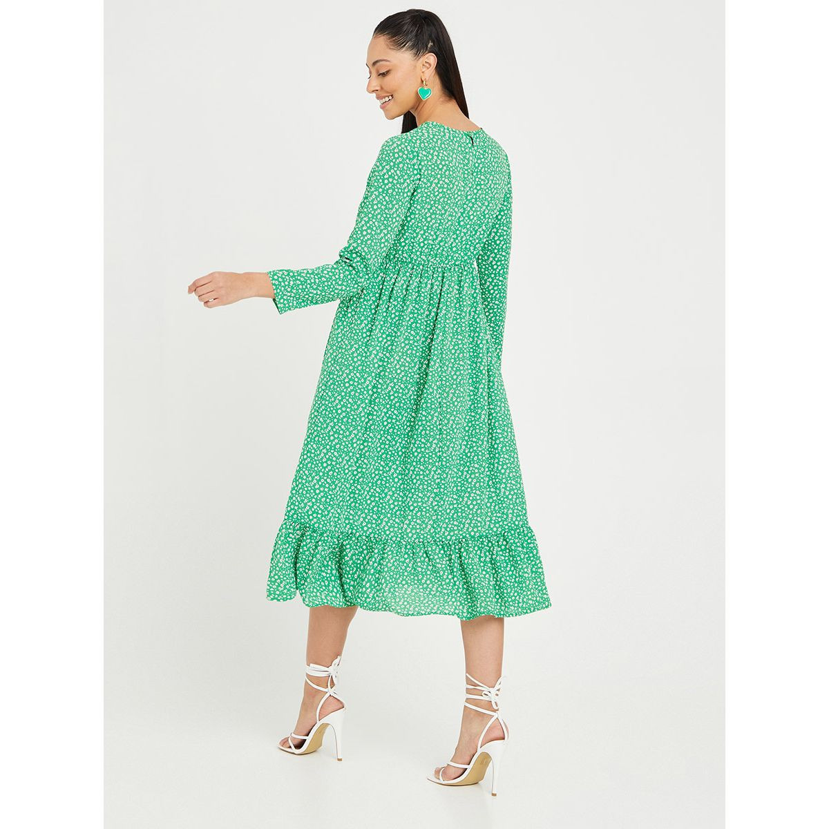 فستان ميدي باكمام طويلة من ستايلي-women-clothing-dresses-image-4