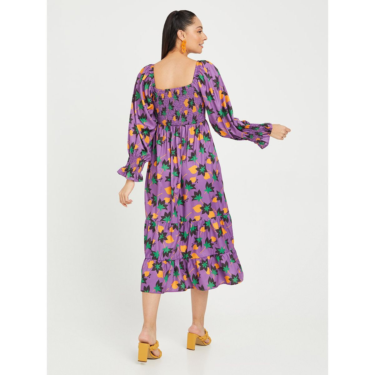 فستان ميدي باكمام طويلة من ستايلي-women-clothing-dresses-image-4