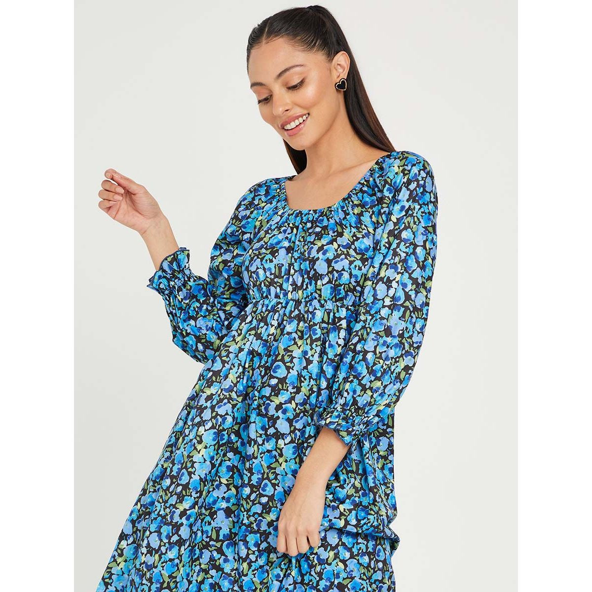 فستان ميدي باكمام طويلة من ستايلي-women-clothing-dresses-image-2
