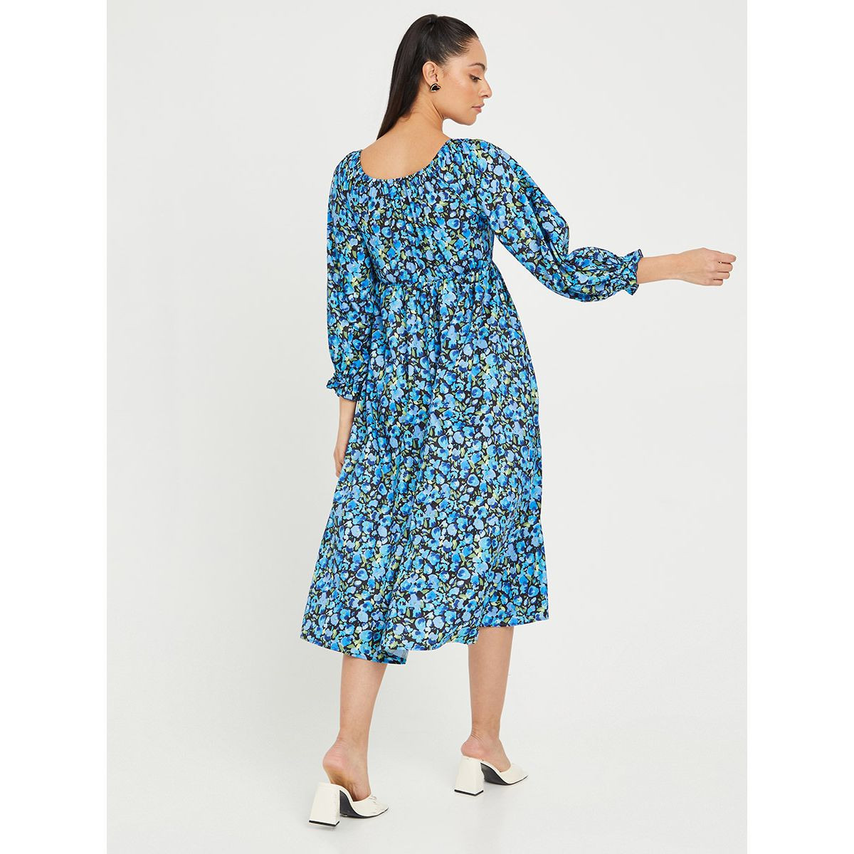 فستان ميدي باكمام طويلة من ستايلي-women-clothing-dresses-image-4