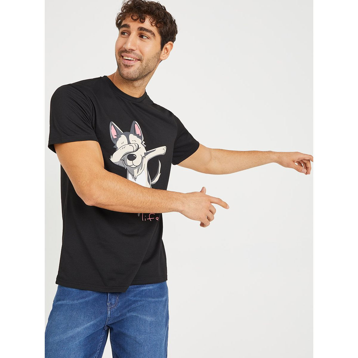 تيشيرت بقصة سليم فت من ستايلي-men-clothing-tshirtsandpolos-tshirts-image-2