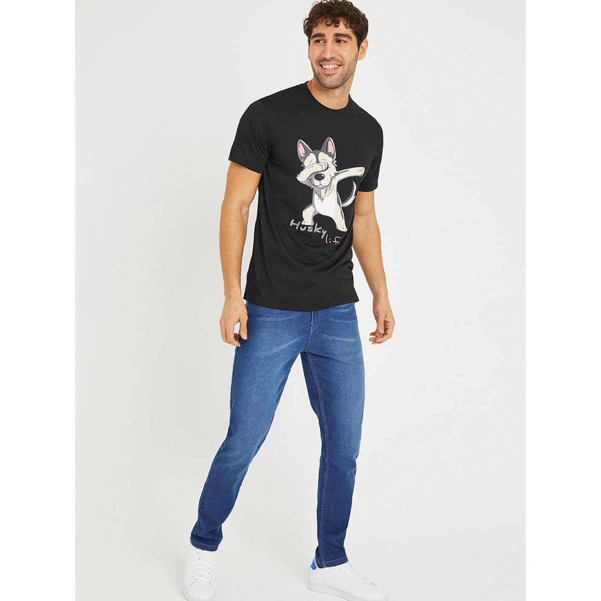تيشيرت بقصة سليم فت من ستايلي-men-clothing-tshirtsandpolos-tshirts-image-3