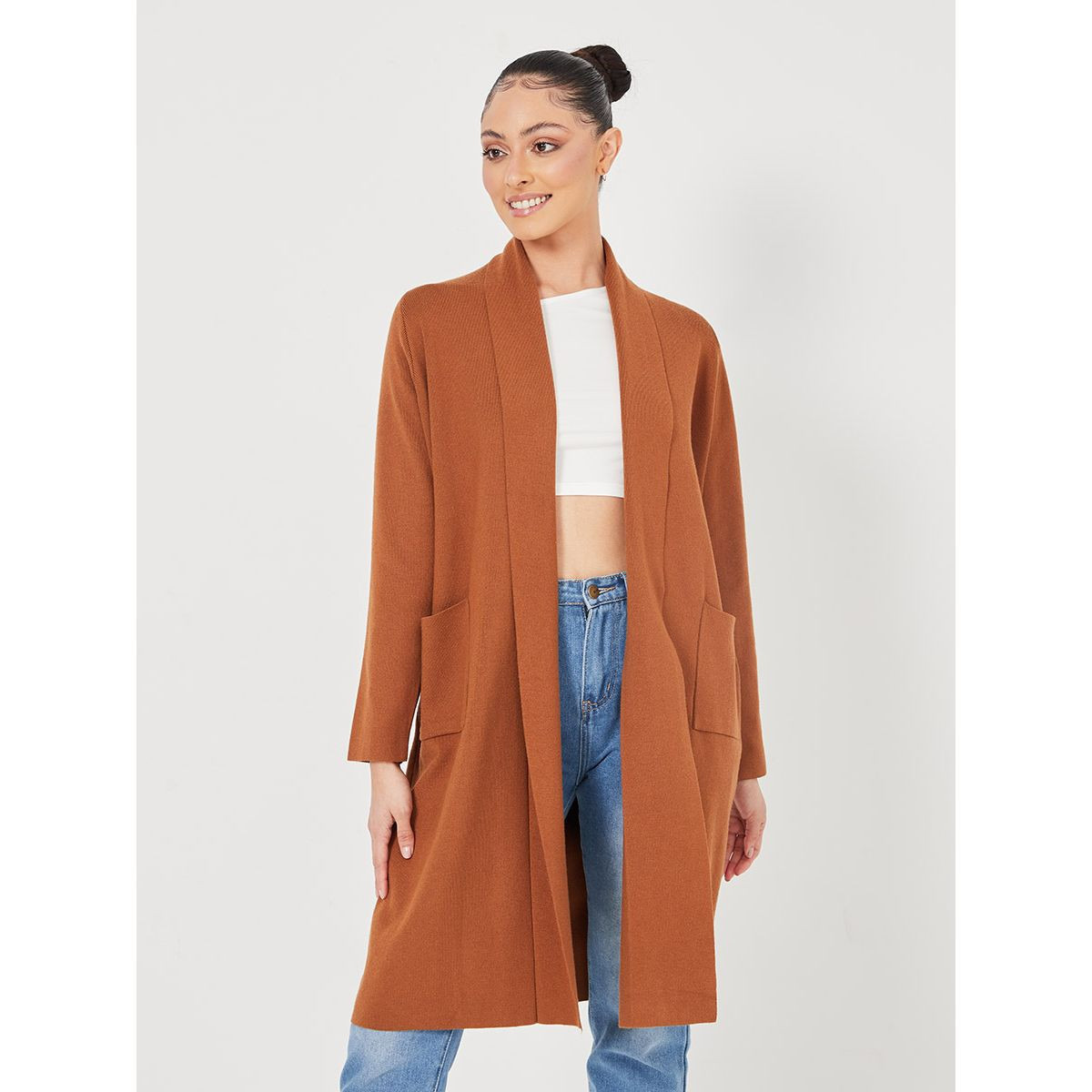 كارديغان محبوك مع جيوب من ستايلي-women-winterwear-cardigansandjumpers-cardigans-image-1