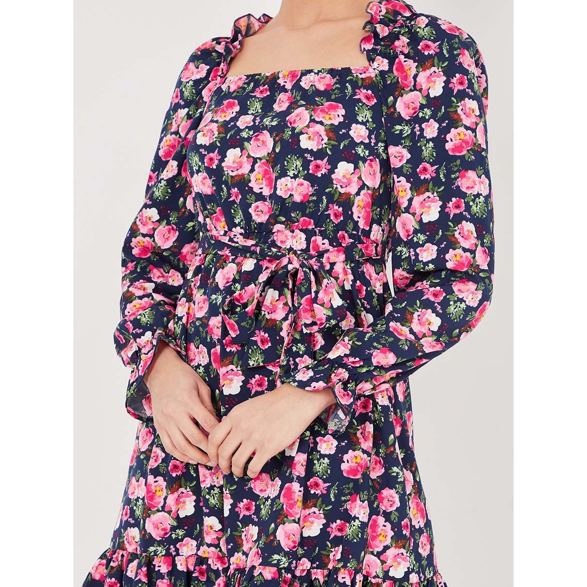 فستان قصير باكمام طويلة من ستايلي-women-clothing-dresses-image-3