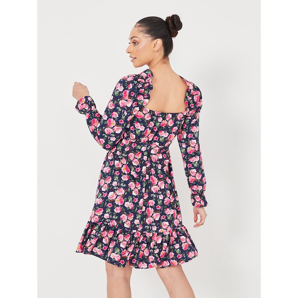 فستان قصير باكمام طويلة من ستايلي-women-clothing-dresses-image-4
