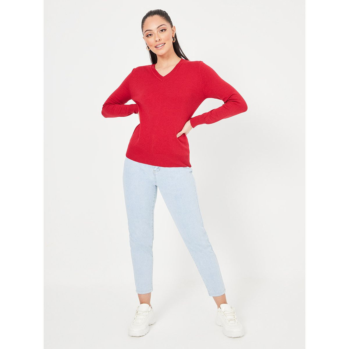 سويتر باكمام طويلة من ستايلي-women-winterwear-cardigansandjumpers-jumpers-image-2