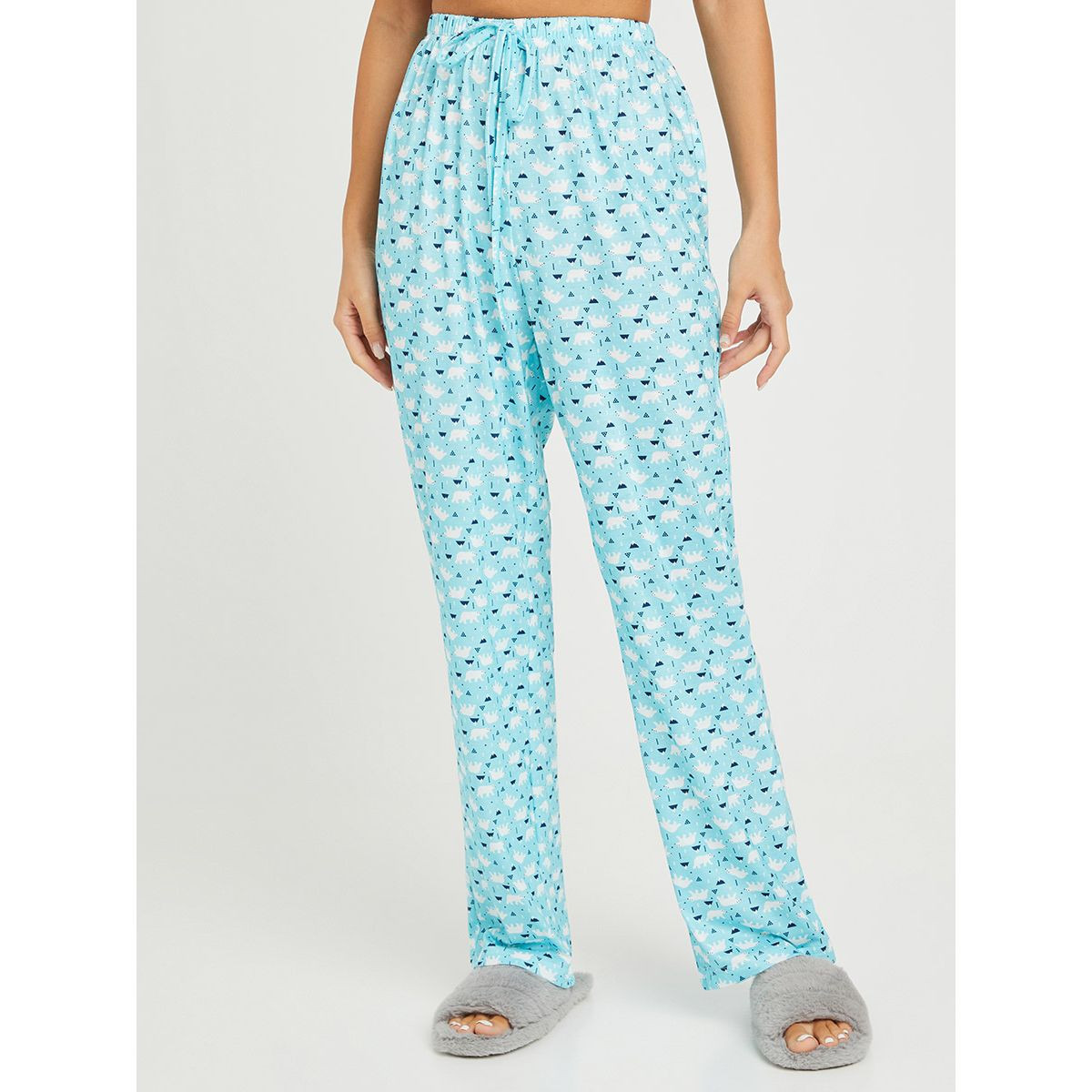 طقم بيجاما من ( تيشيرت + بنطال ) من ستايلي-women-clothing-nightwear-pyjamas-longsets-image-5