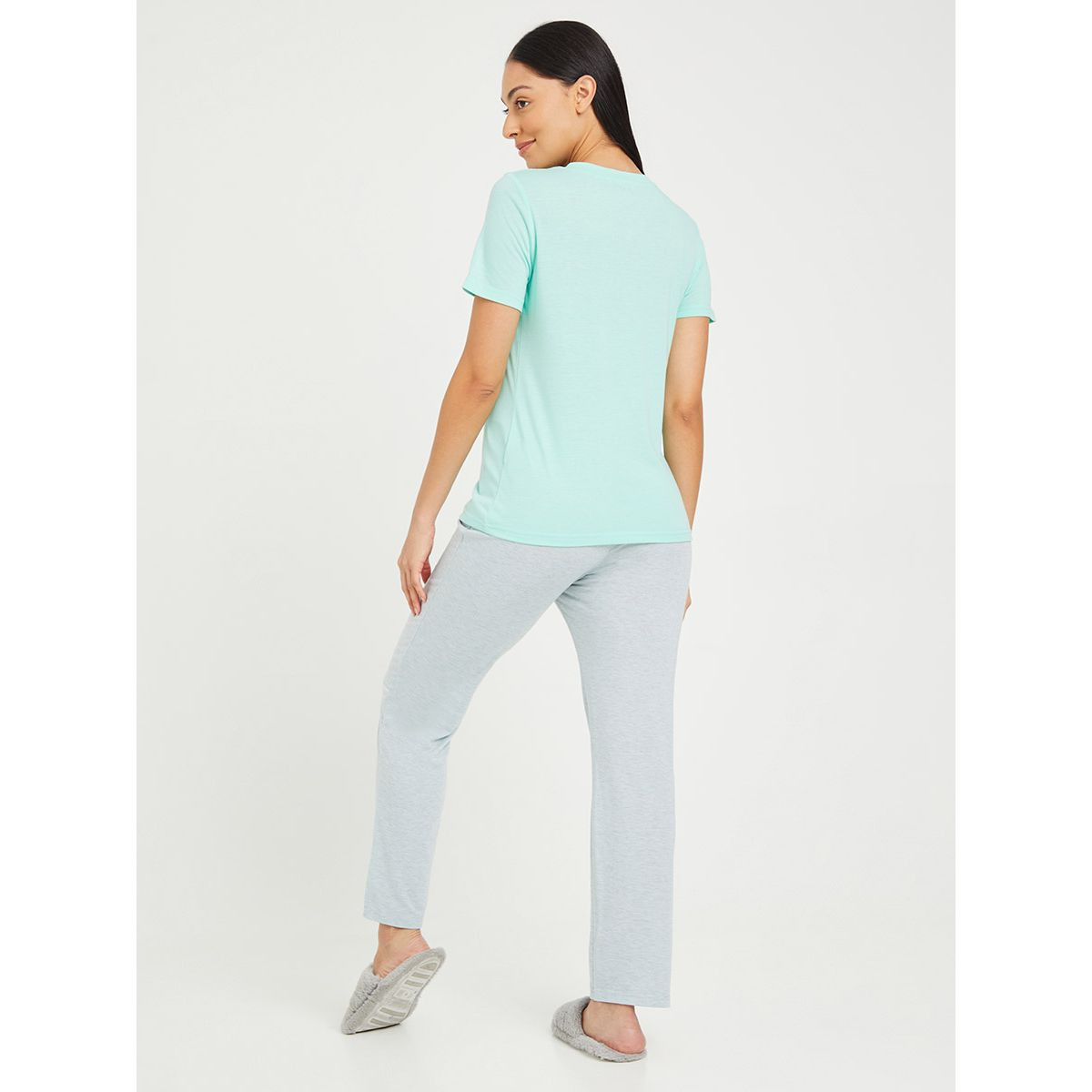 طقم بيجاما ( تيشيرت + بنطال ) من ستايلي-women-clothing-nightwear-pyjamas-longsets-image-5