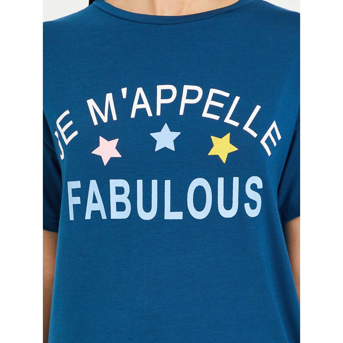 طقم بيجاما من ( تيشيرت + بنطال ) من ستايلي-women-clothing-nightwear-pyjamas-longsets-image-3